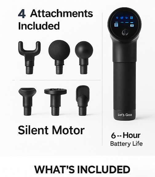 Let’sGoo™ Premium Deep Tissue Massage Gun Pro